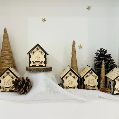 Calendrier de l'avent - Chalet
