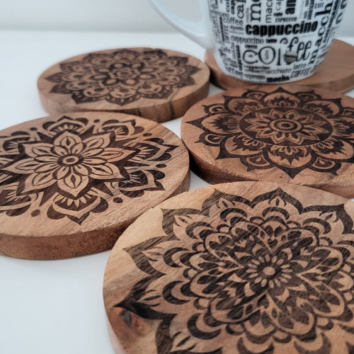 Sous verre - Mandala
