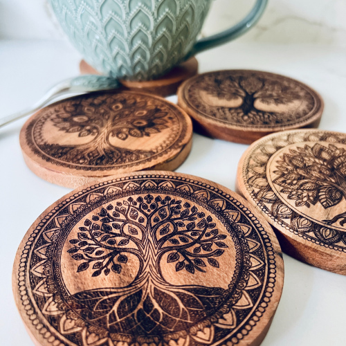 Sous verre - Arbre de vie