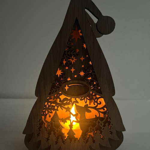 Lutin de Noël en bois 