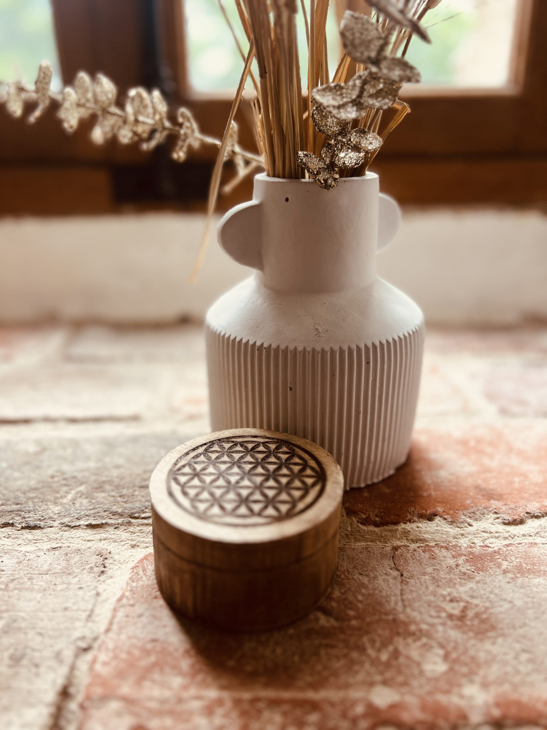 Boite Fleur de Vie en bois – Image 4