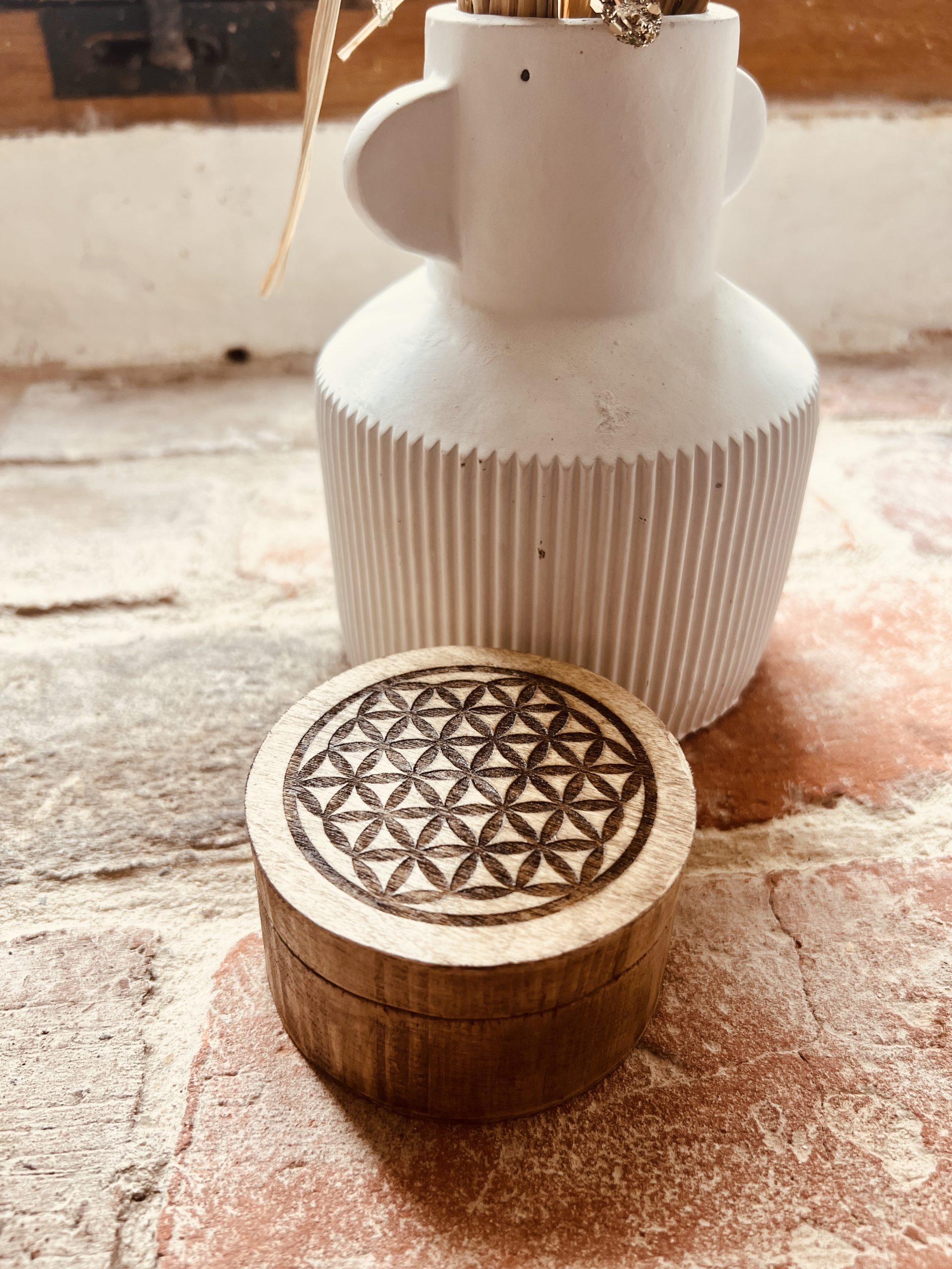 Boite Fleur de Vie en bois – Image 5